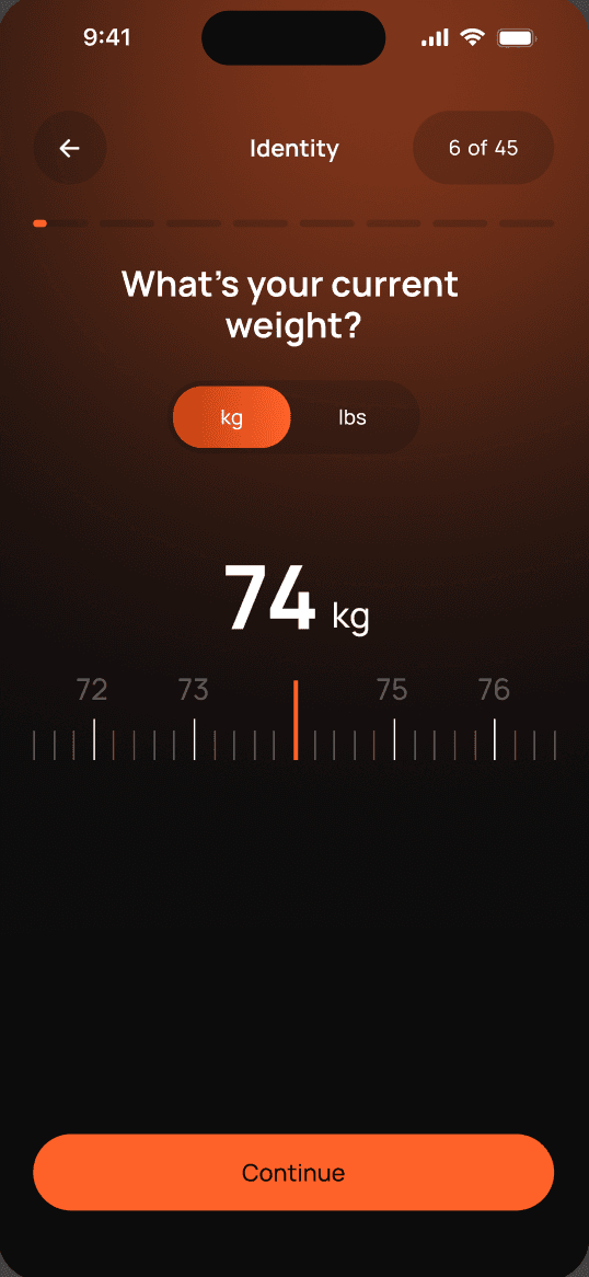 Belvl app screen: Your starting point, precisely